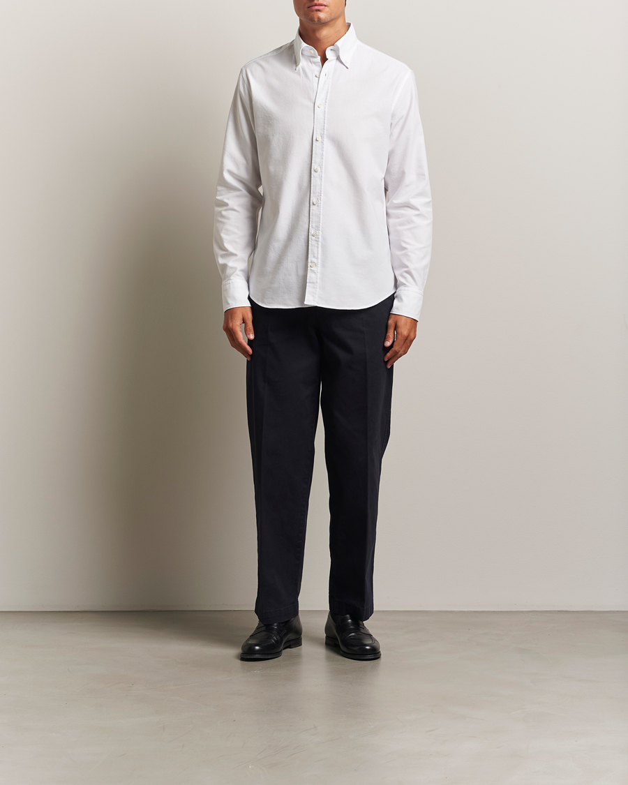 Herren | Hemden | Stenströms | Regular Fit Oxford Shirt White