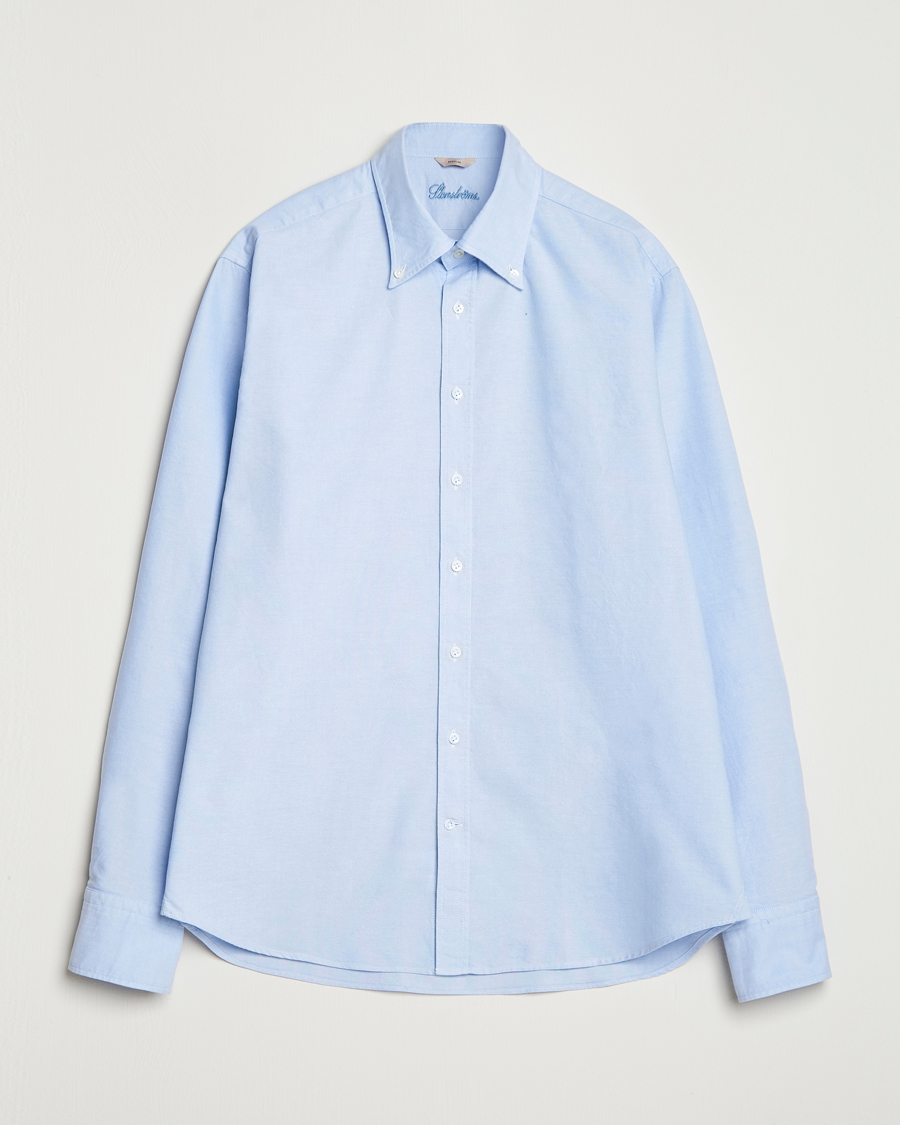 Herren | Hemden | Stenströms | Regular Fit Oxford Shirt Light Blue