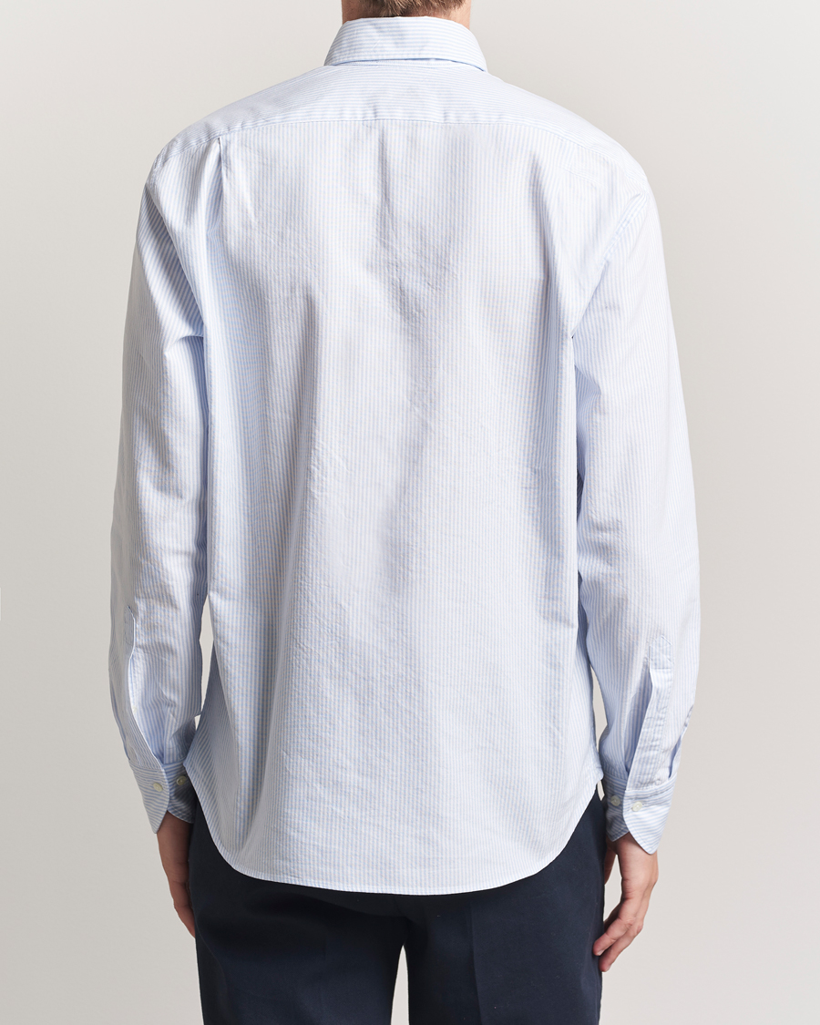 Herren | Hemden | Stenströms | Regular Fit Oxford Shirt Blue/White