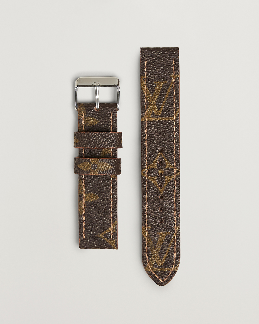 Herren | Uhrenarmband | Care with Carl | Watch Strap Re-made Louis Vuitton Monogram