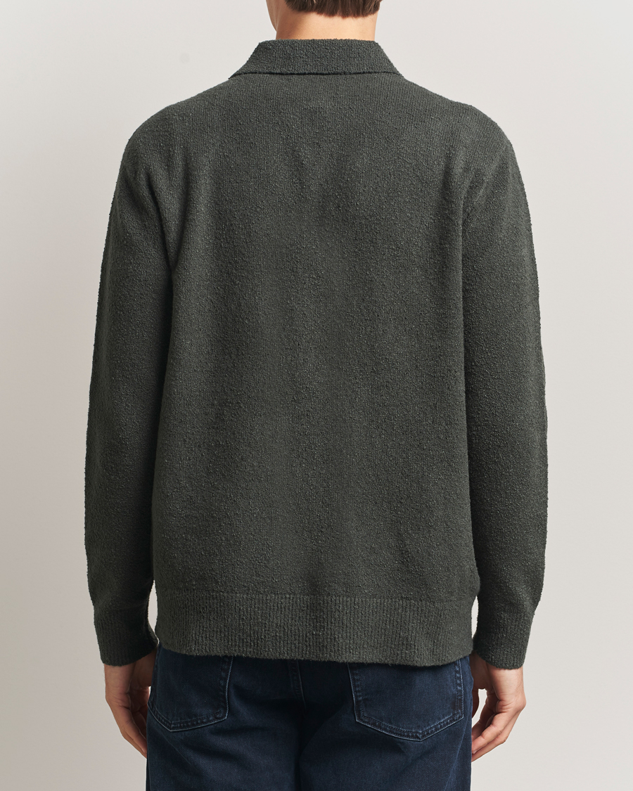 Herren | Pullover | Samsøe Samsøe | Nino Knitted Polo Dark Evergreen