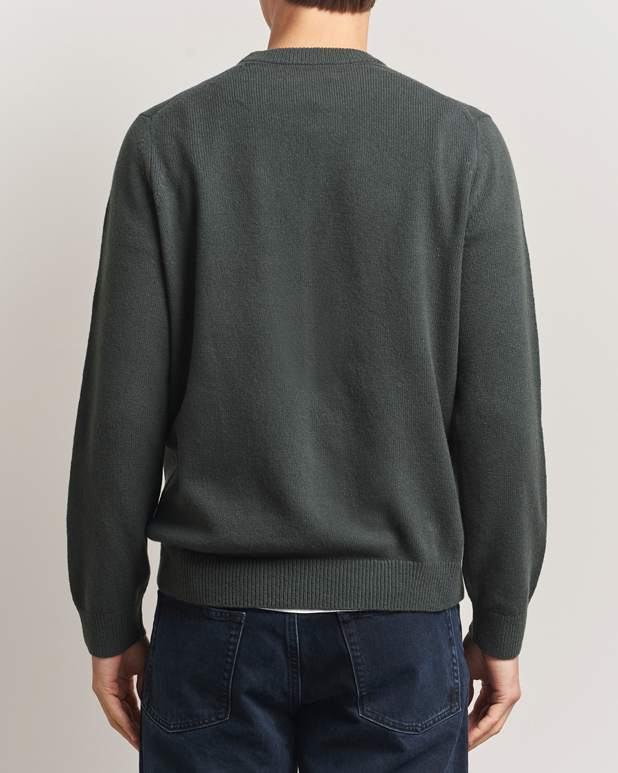 Herren | Pullover | Samsøe Samsøe | Isak Knitted Crew Neck Dark Evergreen