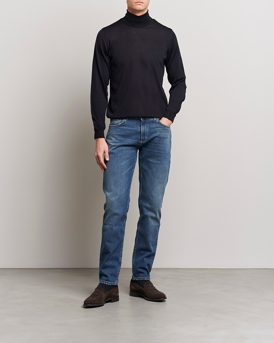 Herren | Hosen | Oscar Jacobson | Albert Cotton Stretch Jeans Vintage Wash