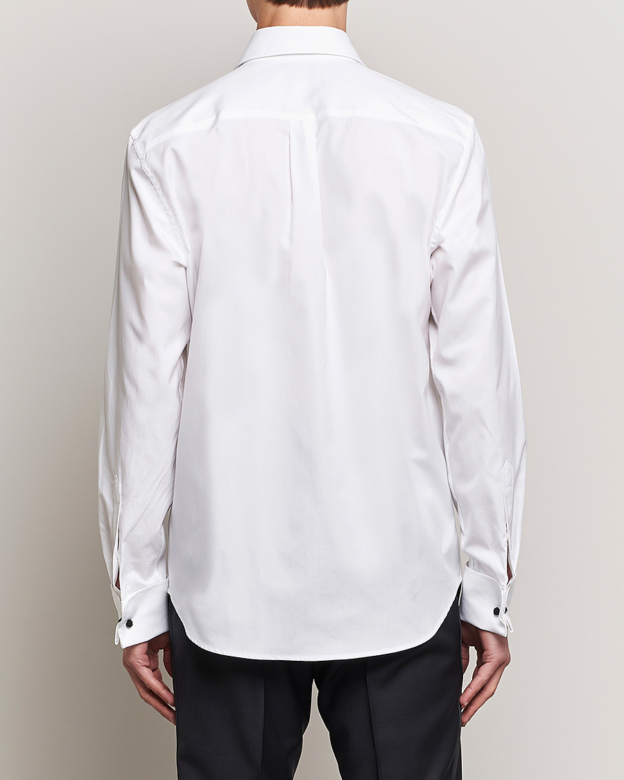 Herren | Hemden | Oscar Jacobson | Reg Fit Cut Away Tuxedo Double Cuff White