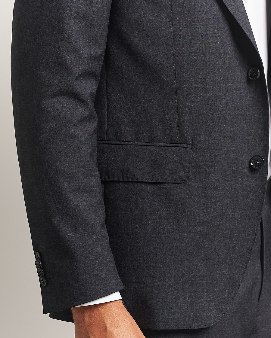 Herren | Sakkos | Oscar Jacobson | Fogerty Wool Blazer Grey