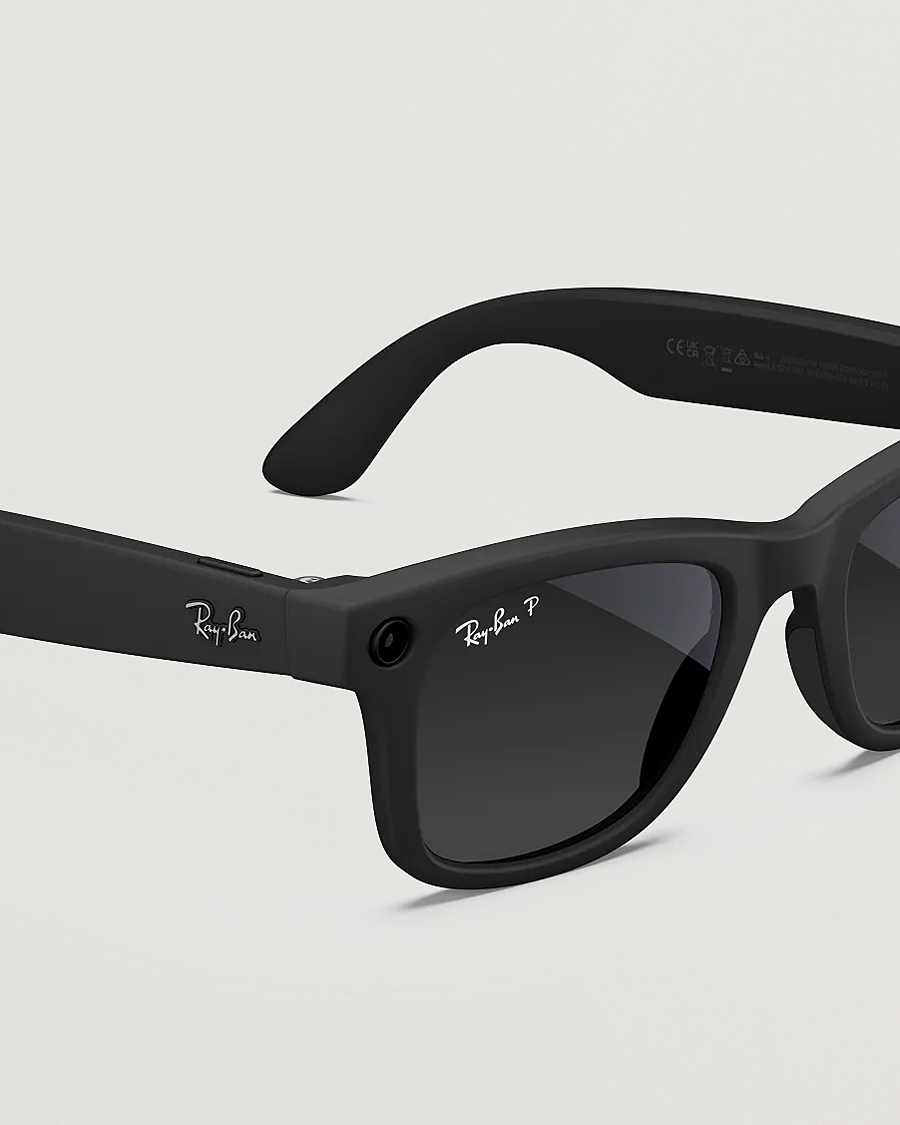 Herren | Sonnenbrillen | Ray-Ban | Wayfarer Meta 50 Sunglasses Matte Black