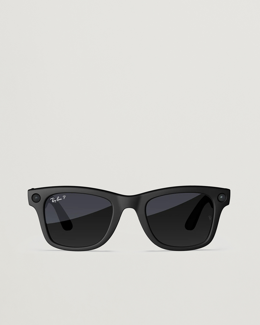 Herren | Sonnenbrillen | Ray-Ban | Wayfarer Meta 53 Sunglasses Matte Black