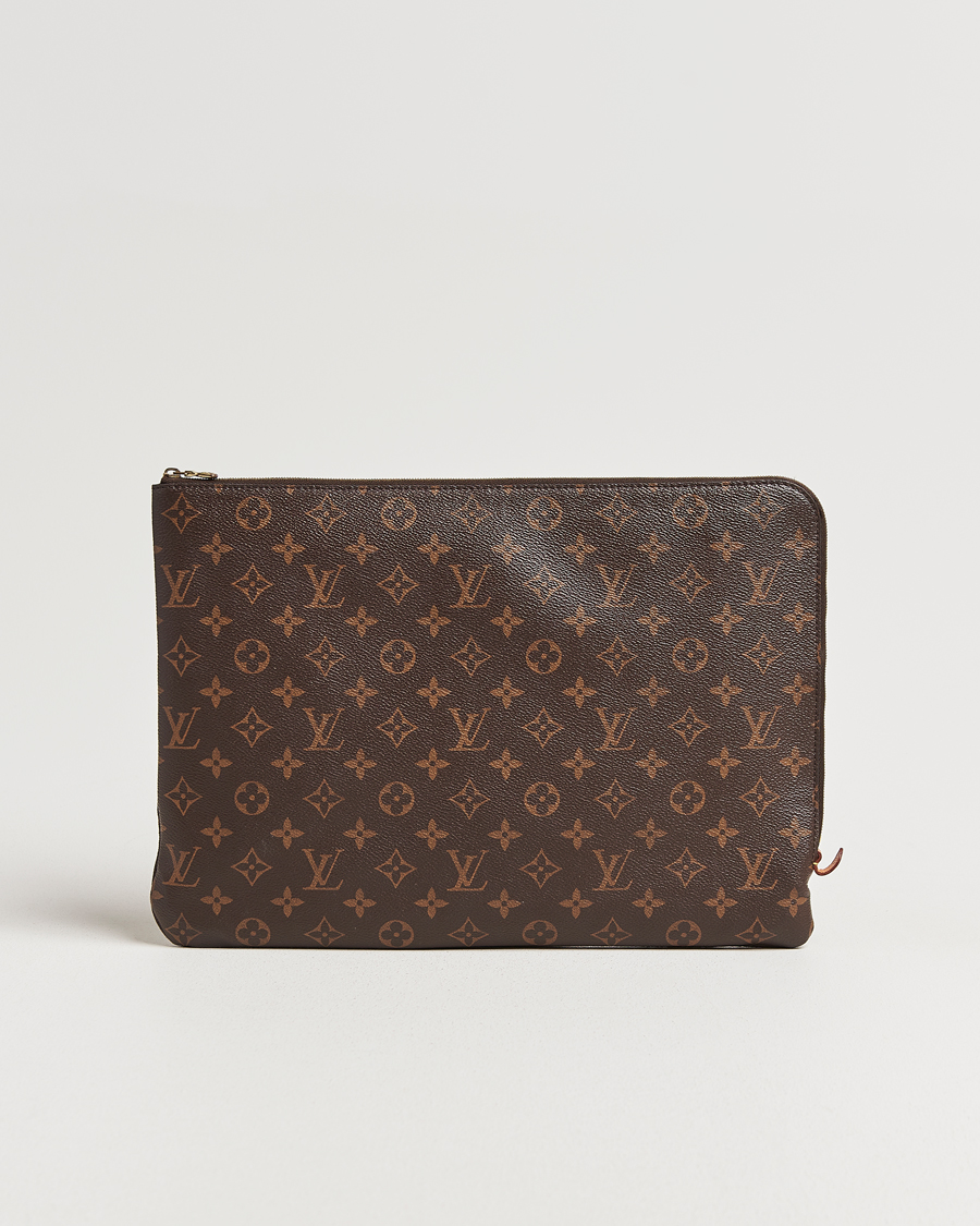 Herren | Louis Vuitton Pre-Owned Posh Document Bag Monogram | Louis Vuitton Pre-Owned | Posh Document Bag Monogram