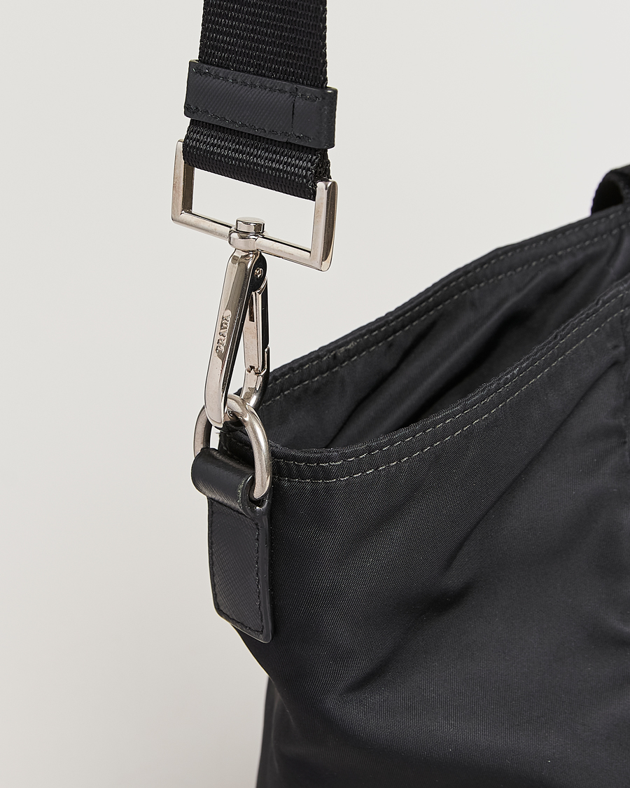 Herren | Prada Pre-Owned 2 Way Boston Bag Tessuto Nylon Black | Prada Pre-Owned | 2 Way Boston Bag Tessuto Nylon Black