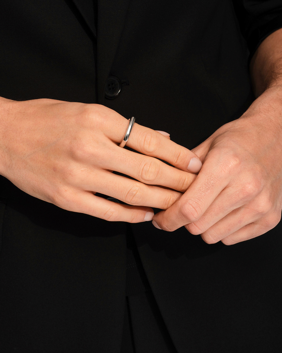 Herren | Schmuck | Tom Wood | Frame Ring Slim Silver