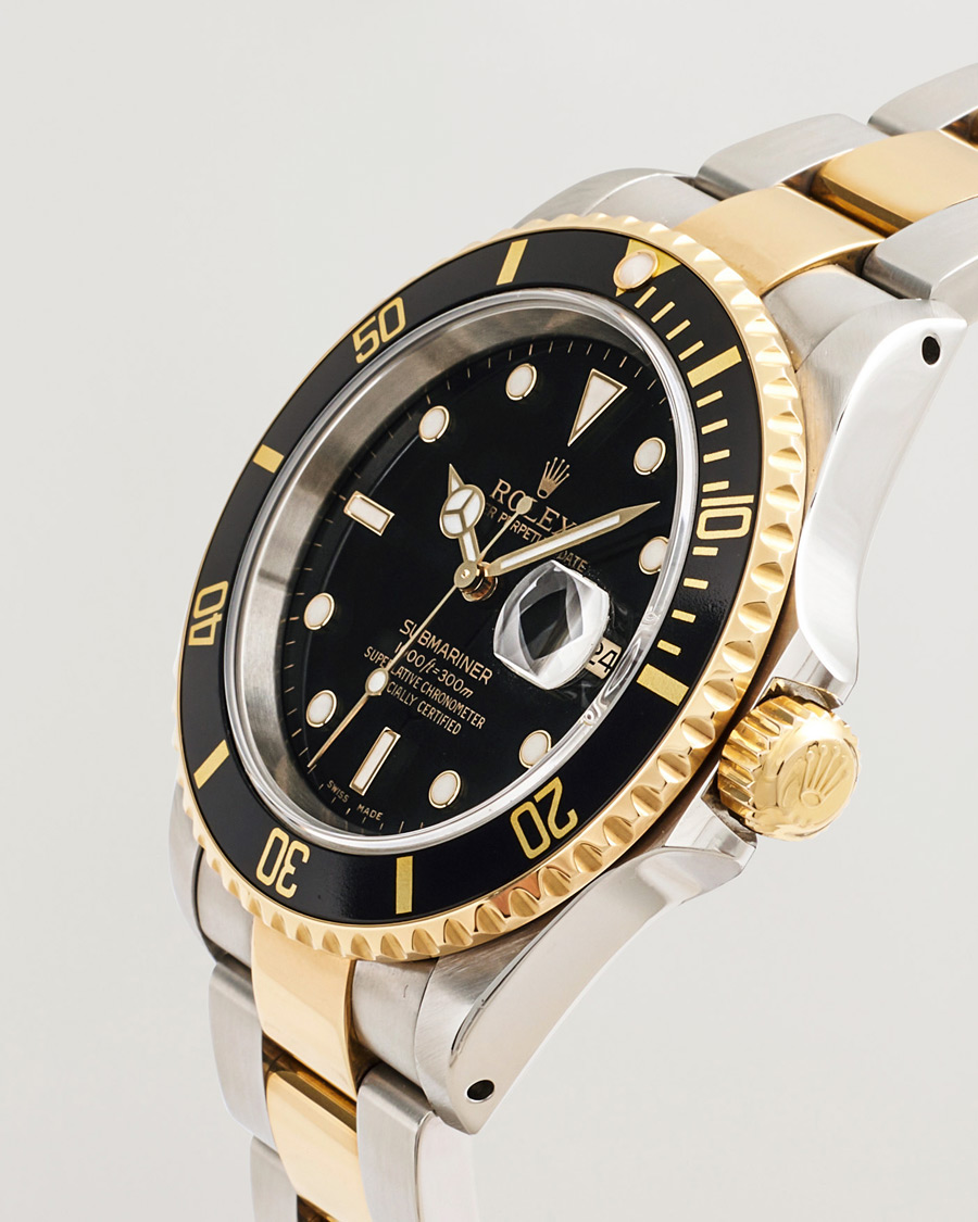 Herren | Rolex Pre-Owned Submariner Oyster Perpetual Two Tone Black | Rolex Pre-Owned | Submariner Oyster Perpetual Two Tone Black