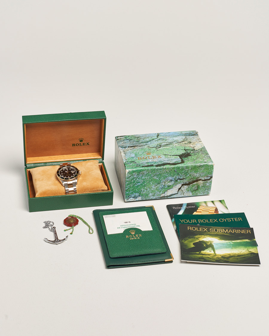 Herren | Rolex Pre-Owned Submariner Oyster Perpetual Two Tone Black | Rolex Pre-Owned | Submariner Oyster Perpetual Two Tone Black