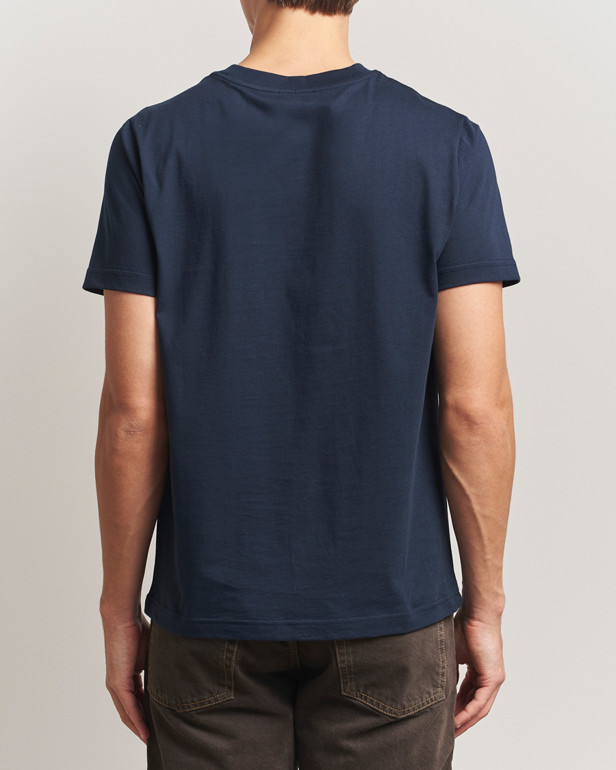 Herren | T-Shirts | A.P.C. | Embroidered APC T-Shirt Dark Navy