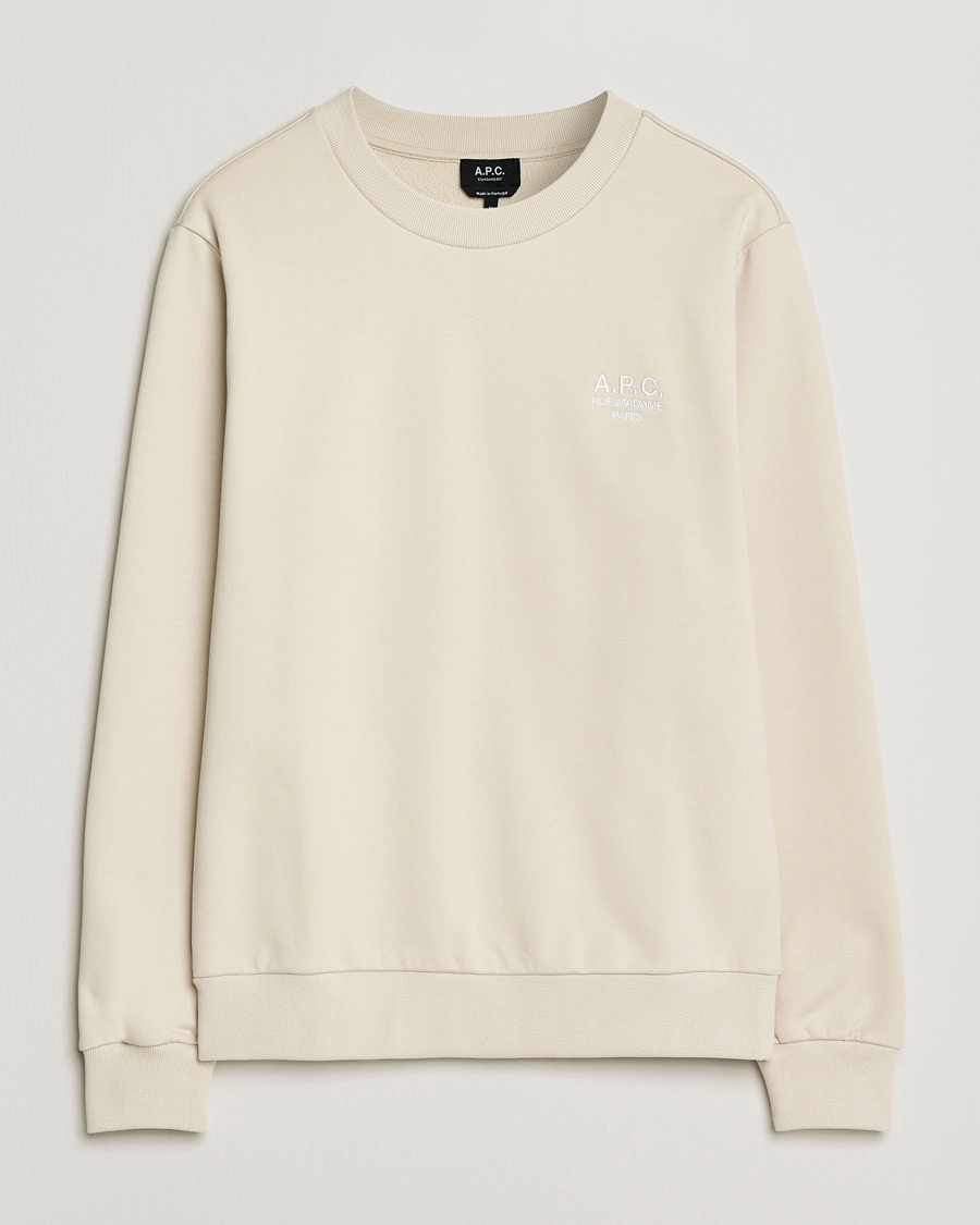 Herren | Pullover | A.P.C. | Rue Madame Tonal Sweatshirt Mastic
