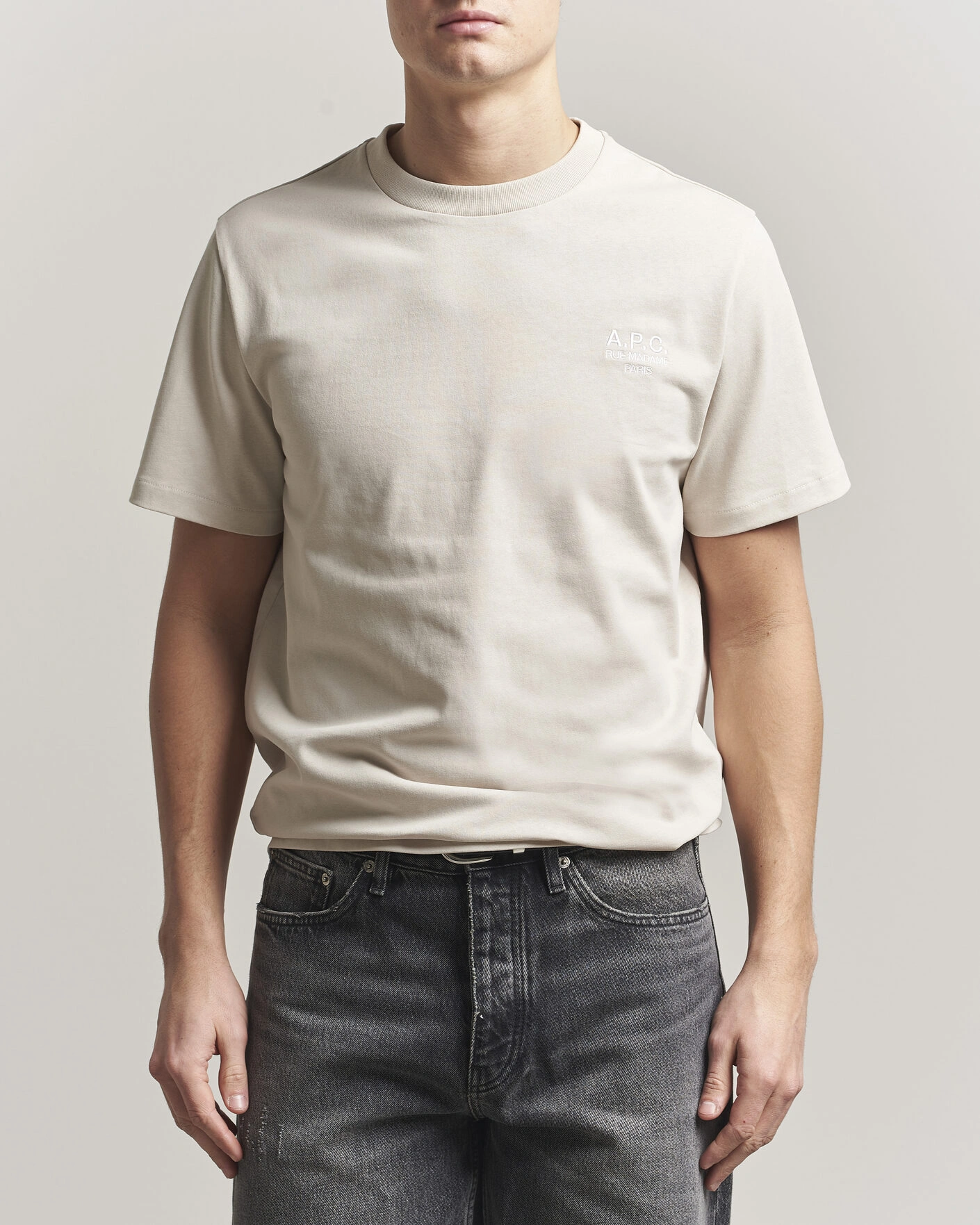 Herren | T-Shirts | A.P.C. | Rue Madame T-Shirt Mastic
