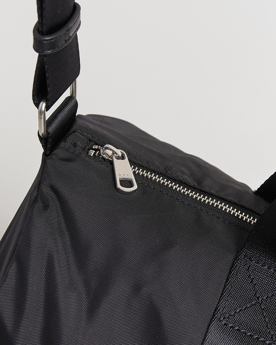 Herren | A.P.C. Backstage Nylon Cordura Gym Bag Black | A.P.C. | Backstage Nylon Cordura Gym Bag Black