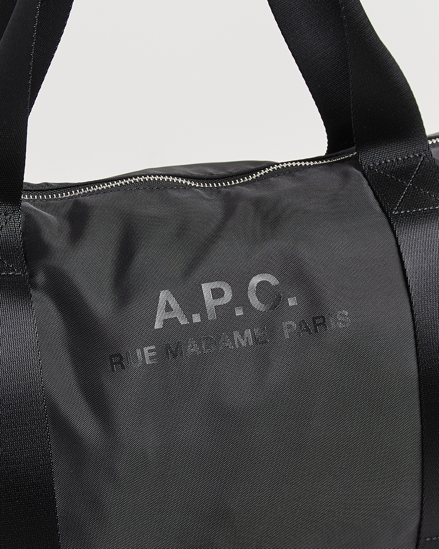 Herren | A.P.C. Backstage Nylon Cordura Gym Bag Black | A.P.C. | Backstage Nylon Cordura Gym Bag Black