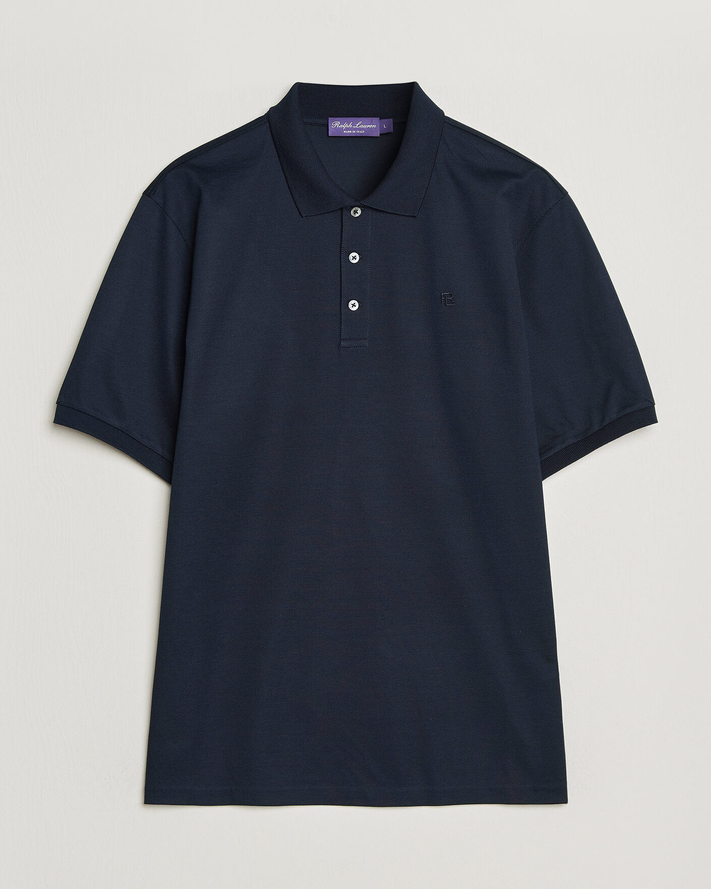 Herren | Poloshirts | Ralph Lauren Purple Label | Mercerized Cotton Polo Chairman Navy