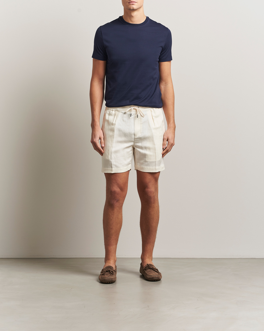 Herren | T-Shirts | Ralph Lauren Purple Label | Luxury Cotton T-Shirt Chairman Navy