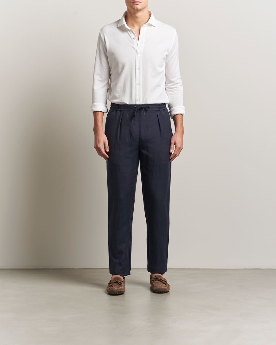 Herren | Hosen | Ralph Lauren Purple Label | Dorset Drawstring Trousers Chairman Navy