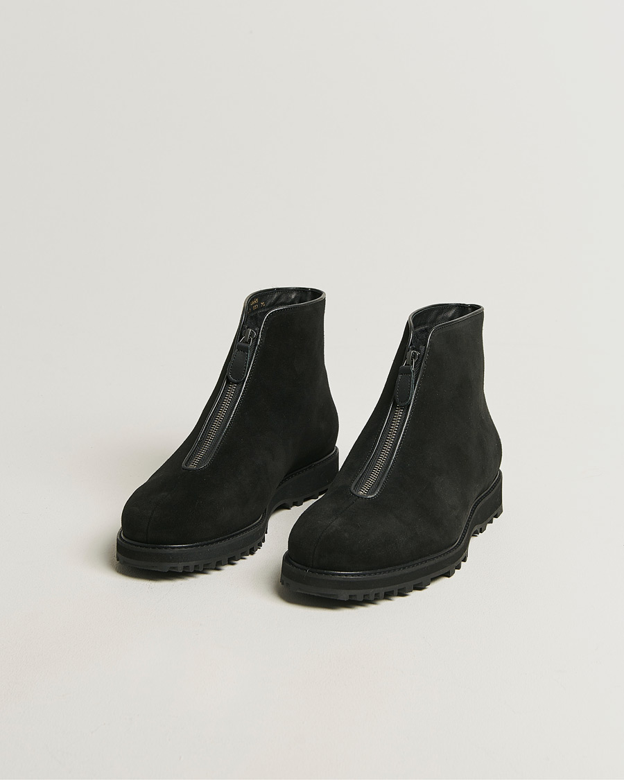 Herren | Boots | Myrqvist | Funäs Boot Black Suede