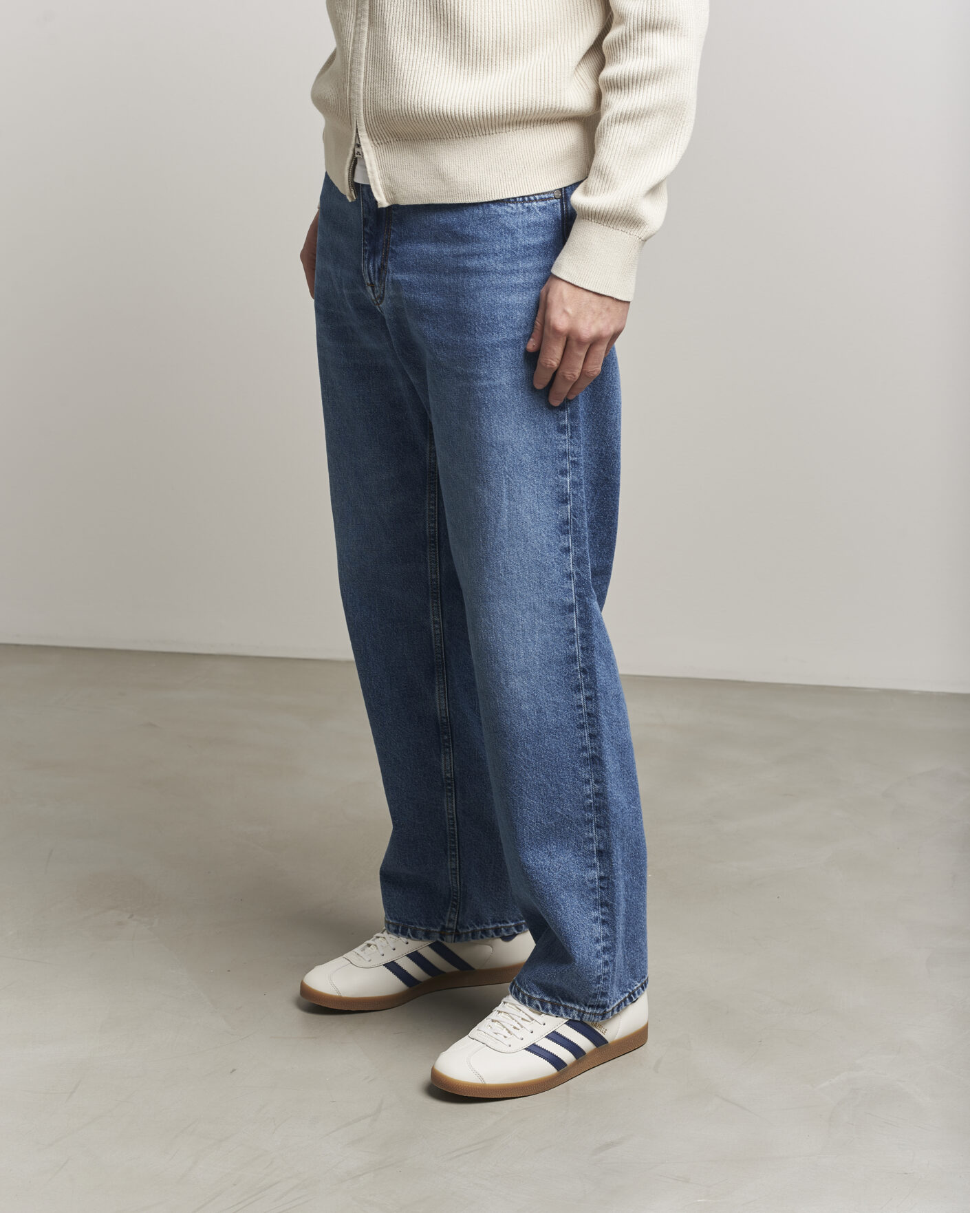 Herren | Sneaker | adidas Originals | Gazelle Sneaker White/Dark Blue