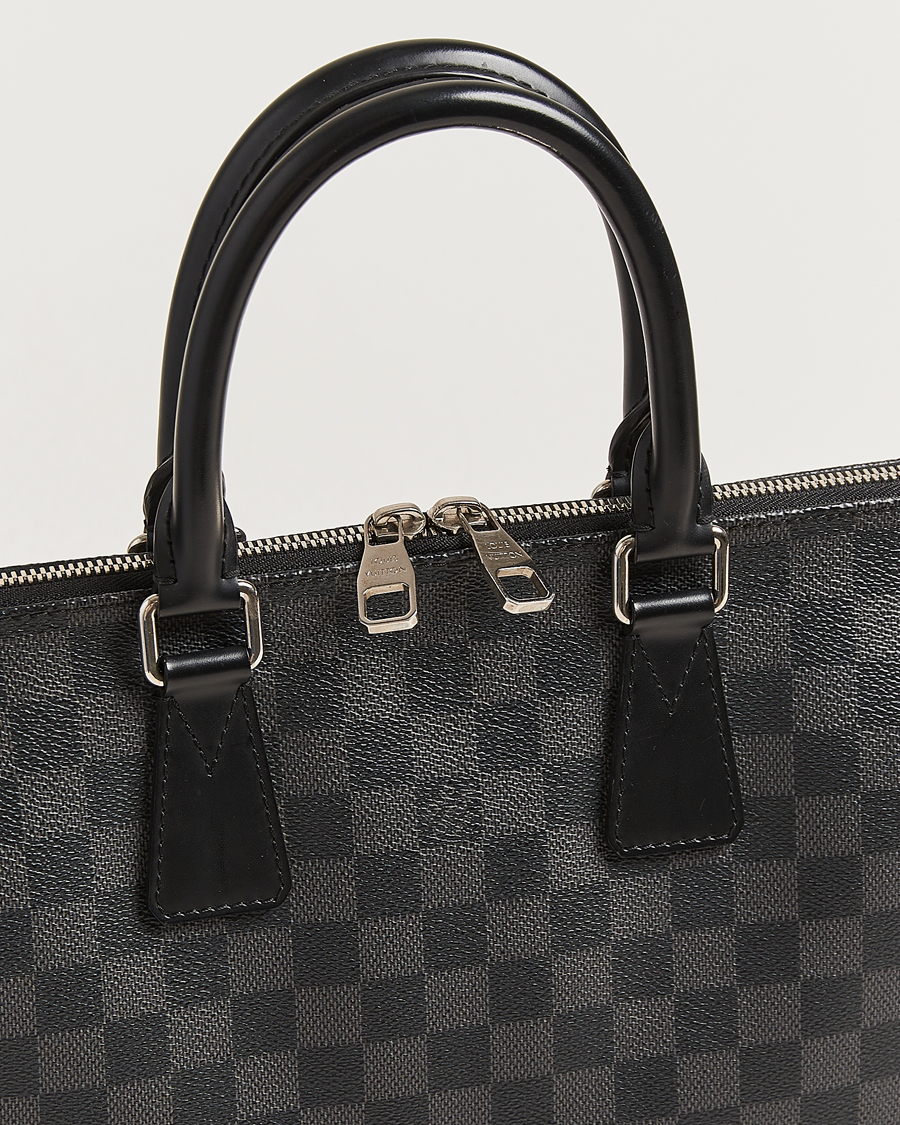 Herren | Pre-Owned & Vintage Bags | Louis Vuitton Pre-Owned | Porte Documents Jour Damier Graphite