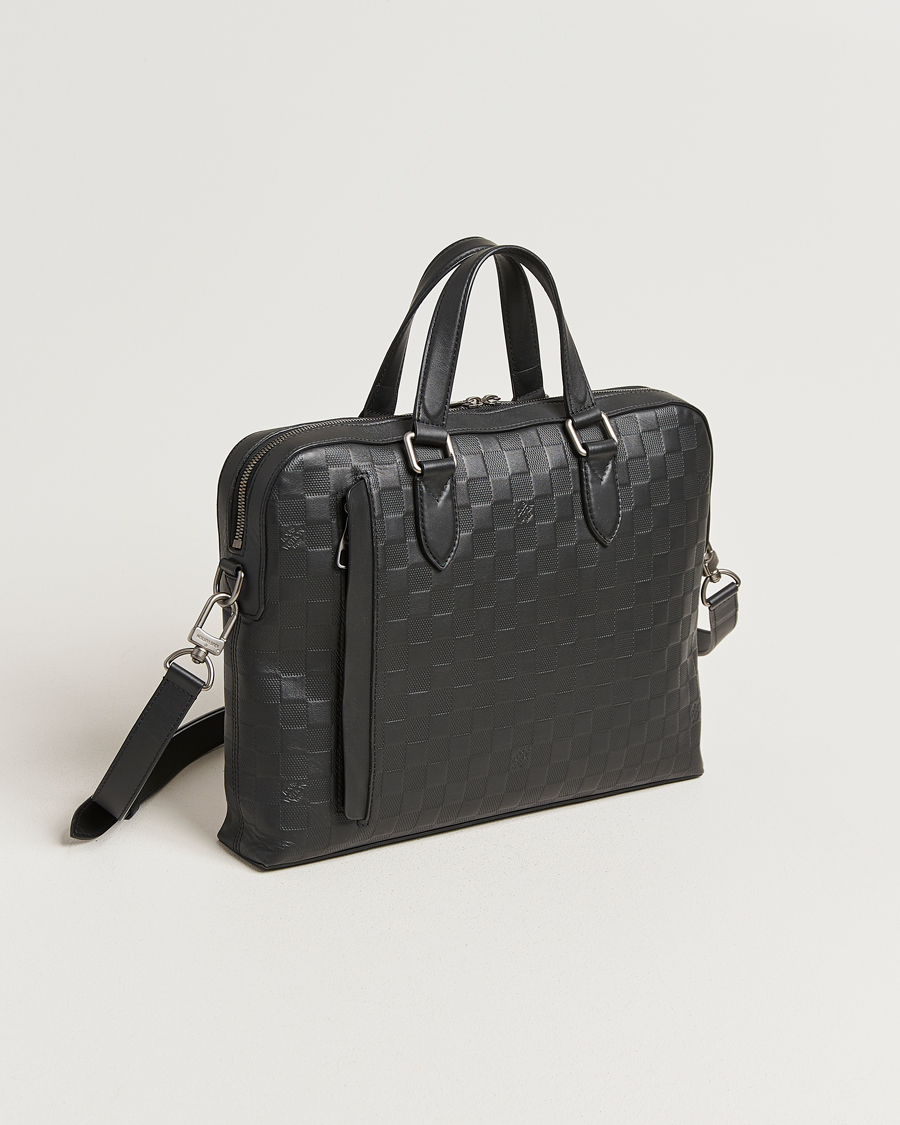 Herren | Louis Vuitton Pre-Owned Porte Documents Studio Damier Infini | Louis Vuitton Pre-Owned | Porte Documents Studio Damier Infini