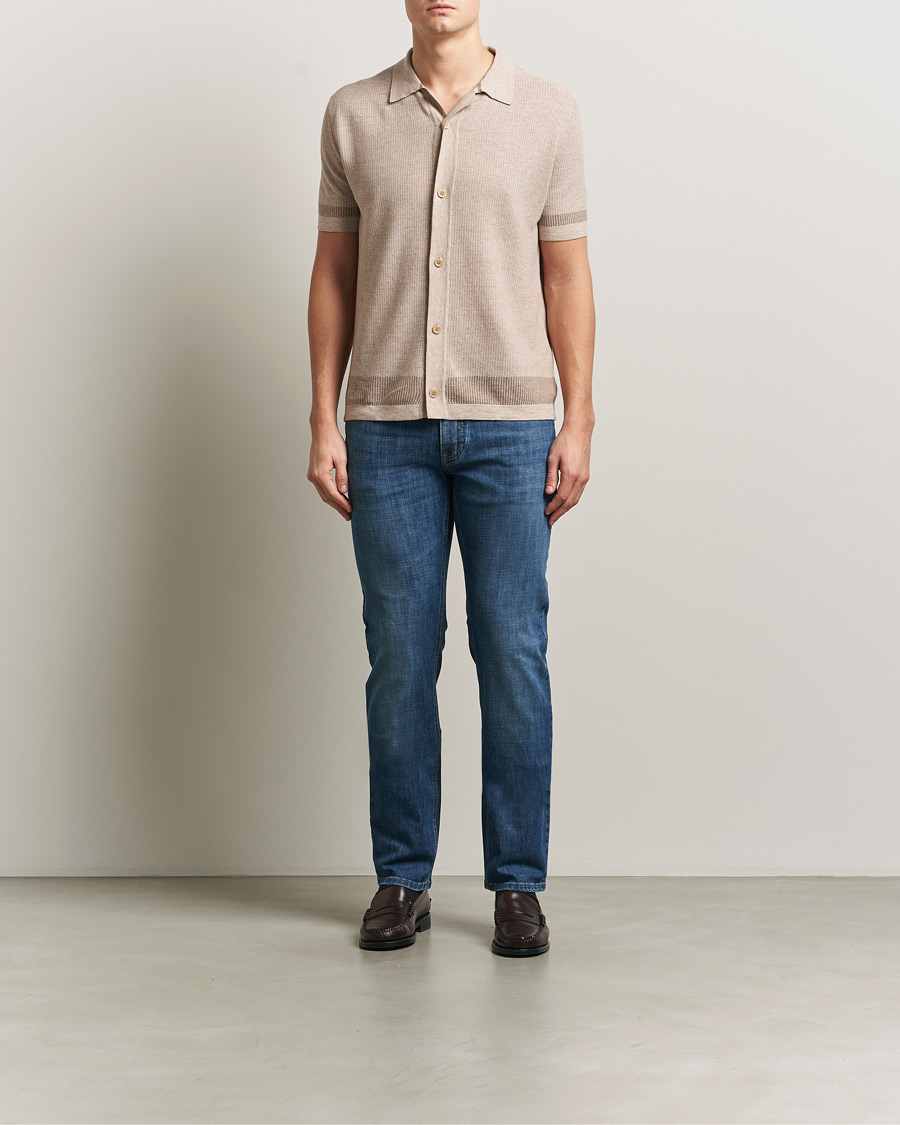 Herren | Hemden | Brioni | Cotton/Linen Cuban Shirt Beige