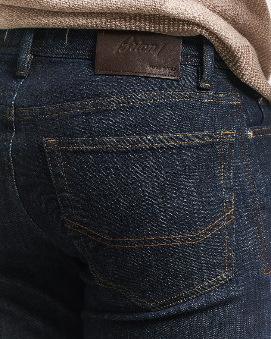 Herren | Hosen | Brioni | 5-Pocket Denim Dark Blue Wash
