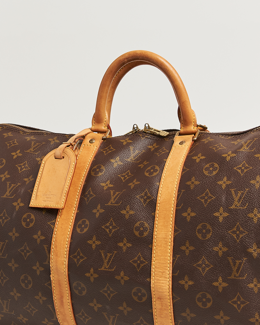Herren | Pre-Owned & Vintage Bags | Louis Vuitton Pre-Owned | Keepall Bandouliére 55 Monogram