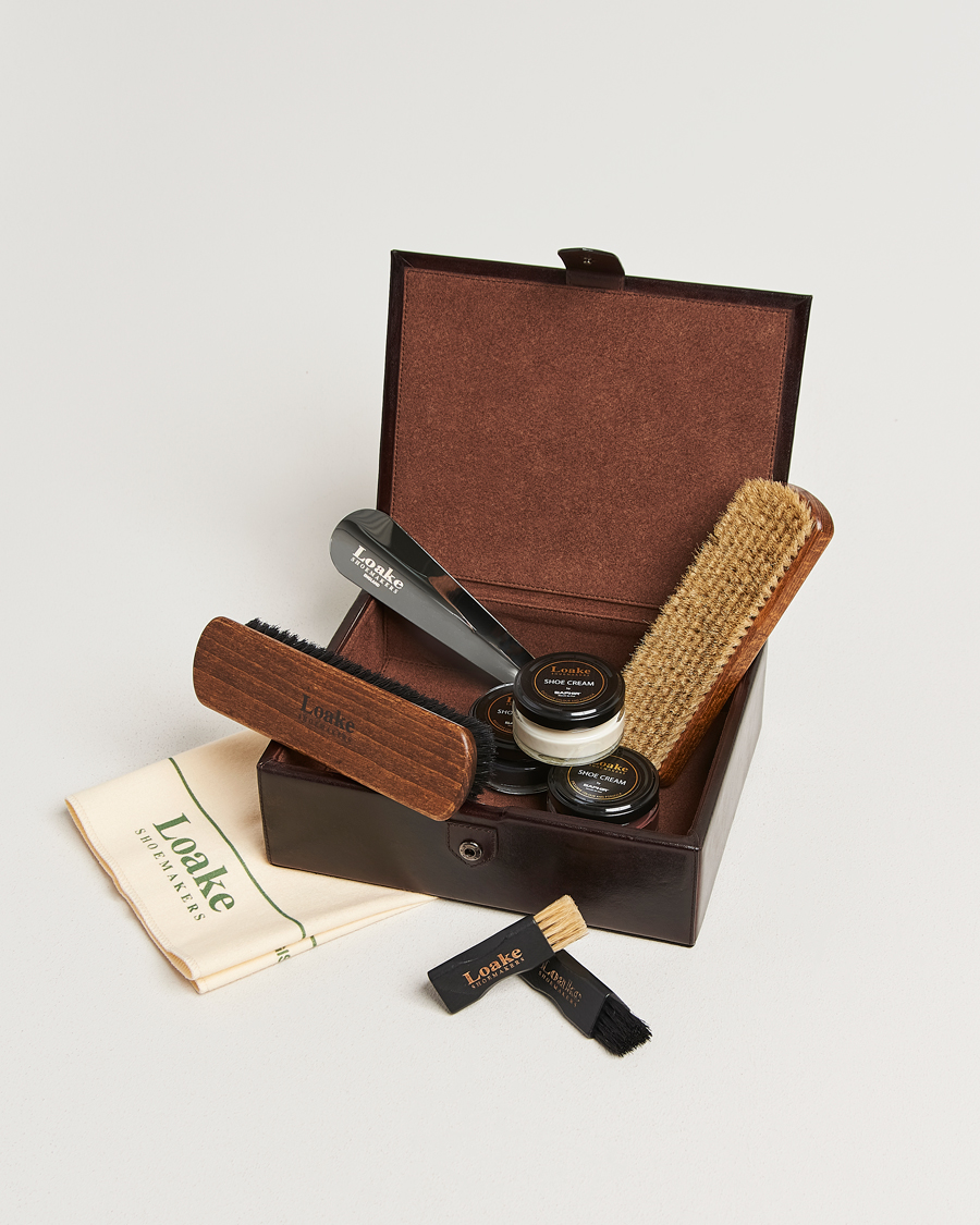 Herren | Schuhpflege | Loake 1880 | Saphir Small Leather Valet Box