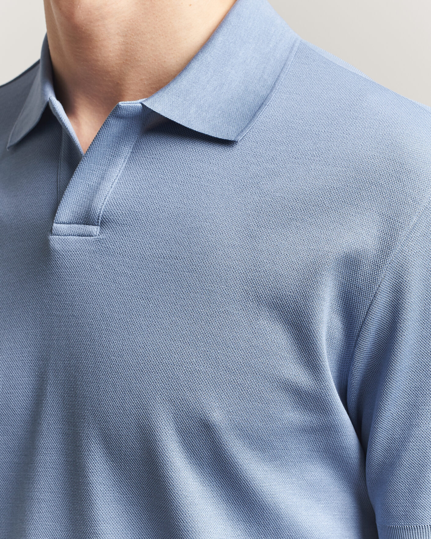 Herren | Poloshirts | Altea | Jersey Piquet Polo Light Blue