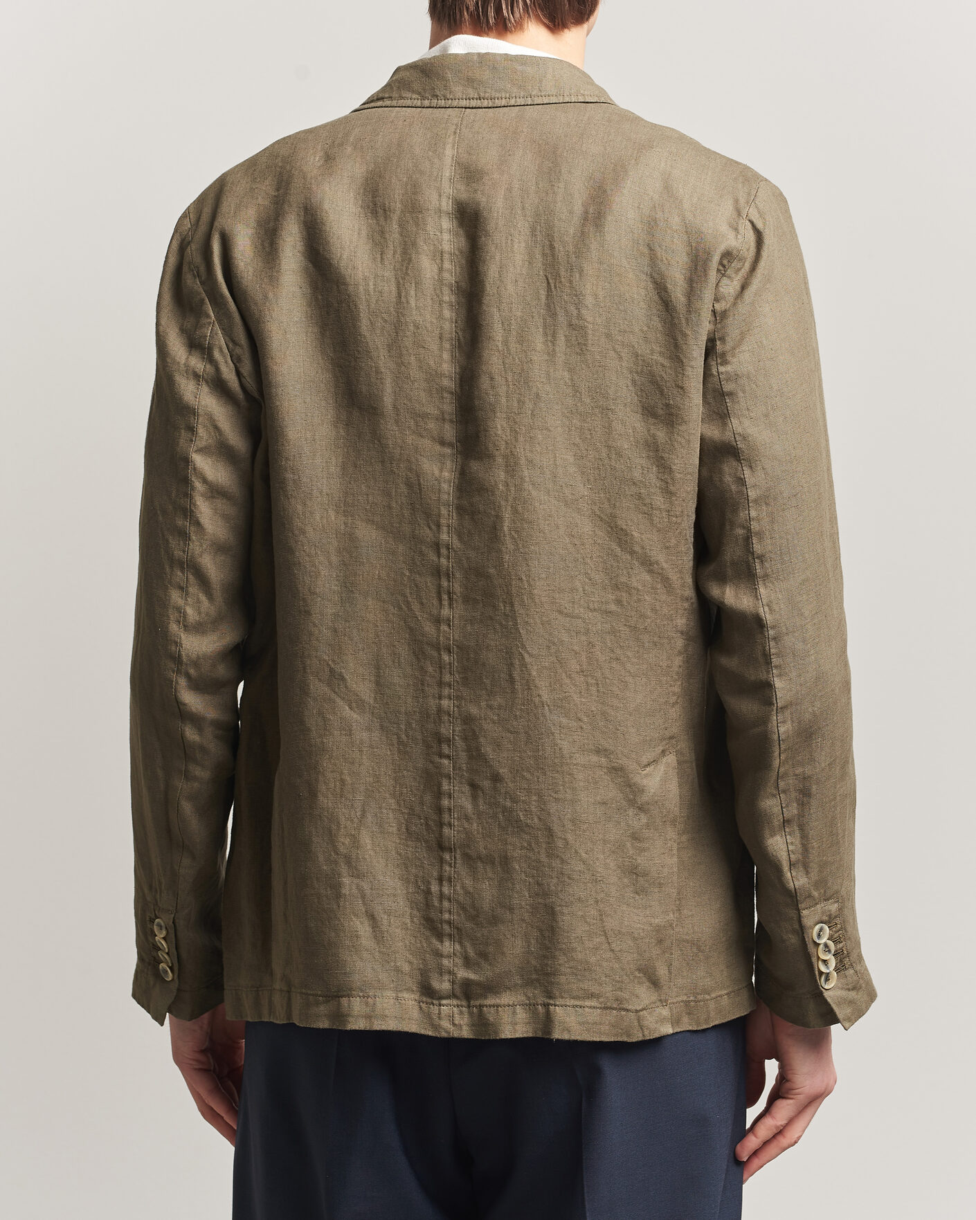 Herren | Sakkos | Altea | Linen Blazer Military