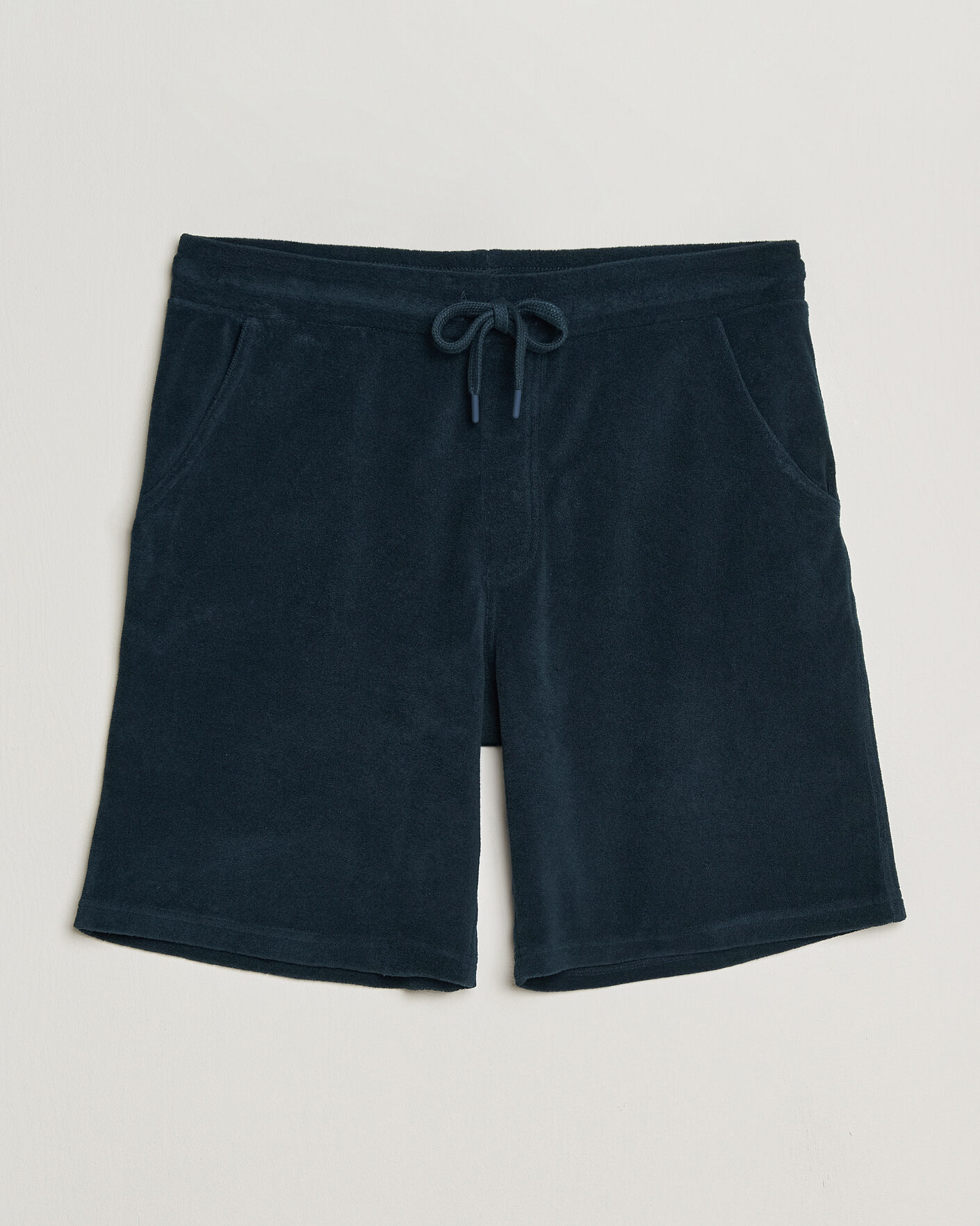 Herren | Shorts | Altea | Terry Drawstring Shorts Navy