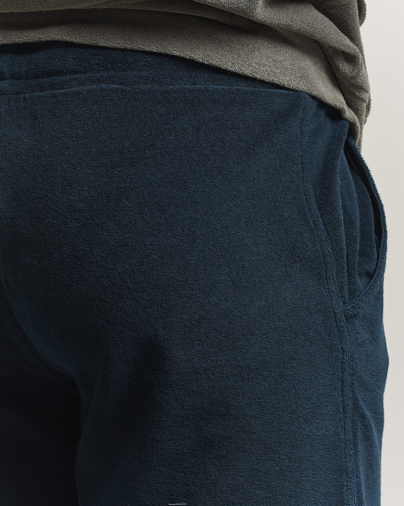 Herren | Shorts | Altea | Terry Drawstring Shorts Navy