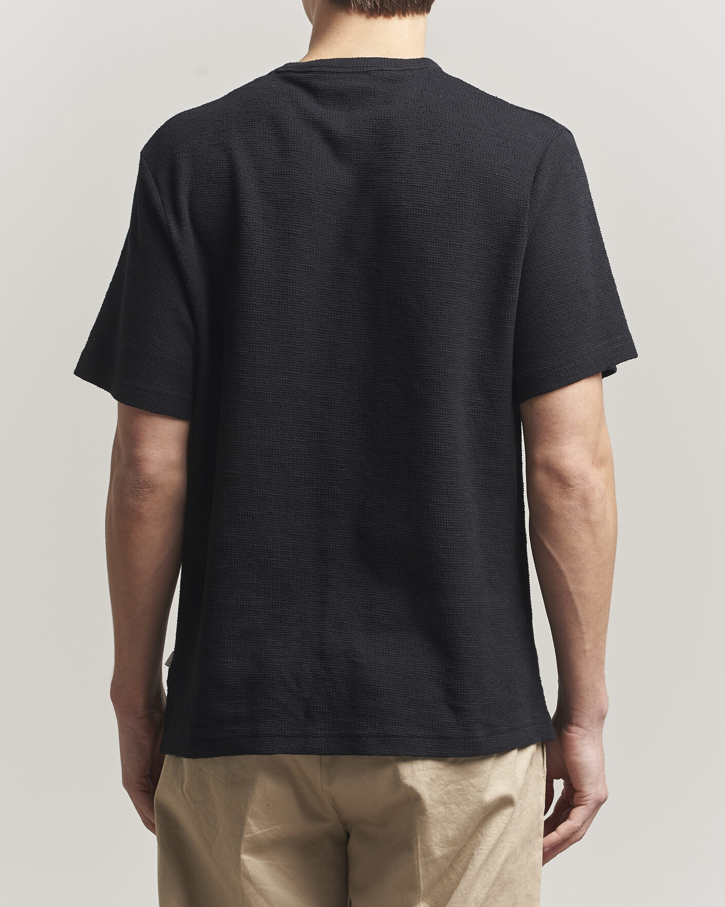 Herren | T-Shirts | Forét | Fir Structured T-Shirt Black