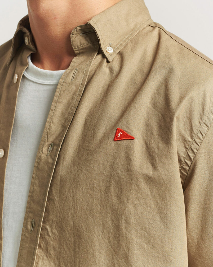 Herren | Hemden | Forét | Flag Regular Fit Oxford Shirt Khaki