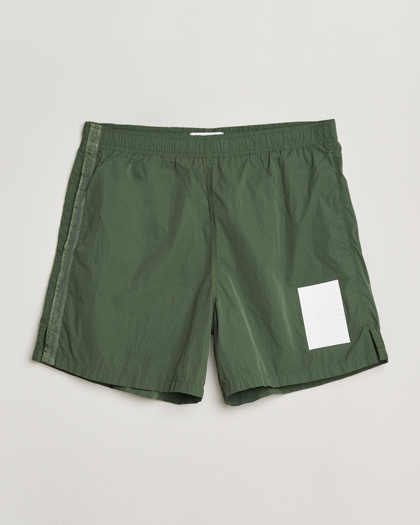 Herren | Badehosen | Stone Island | Marina Micro Brushed Nylon-TC Swimshorts Quartz Green