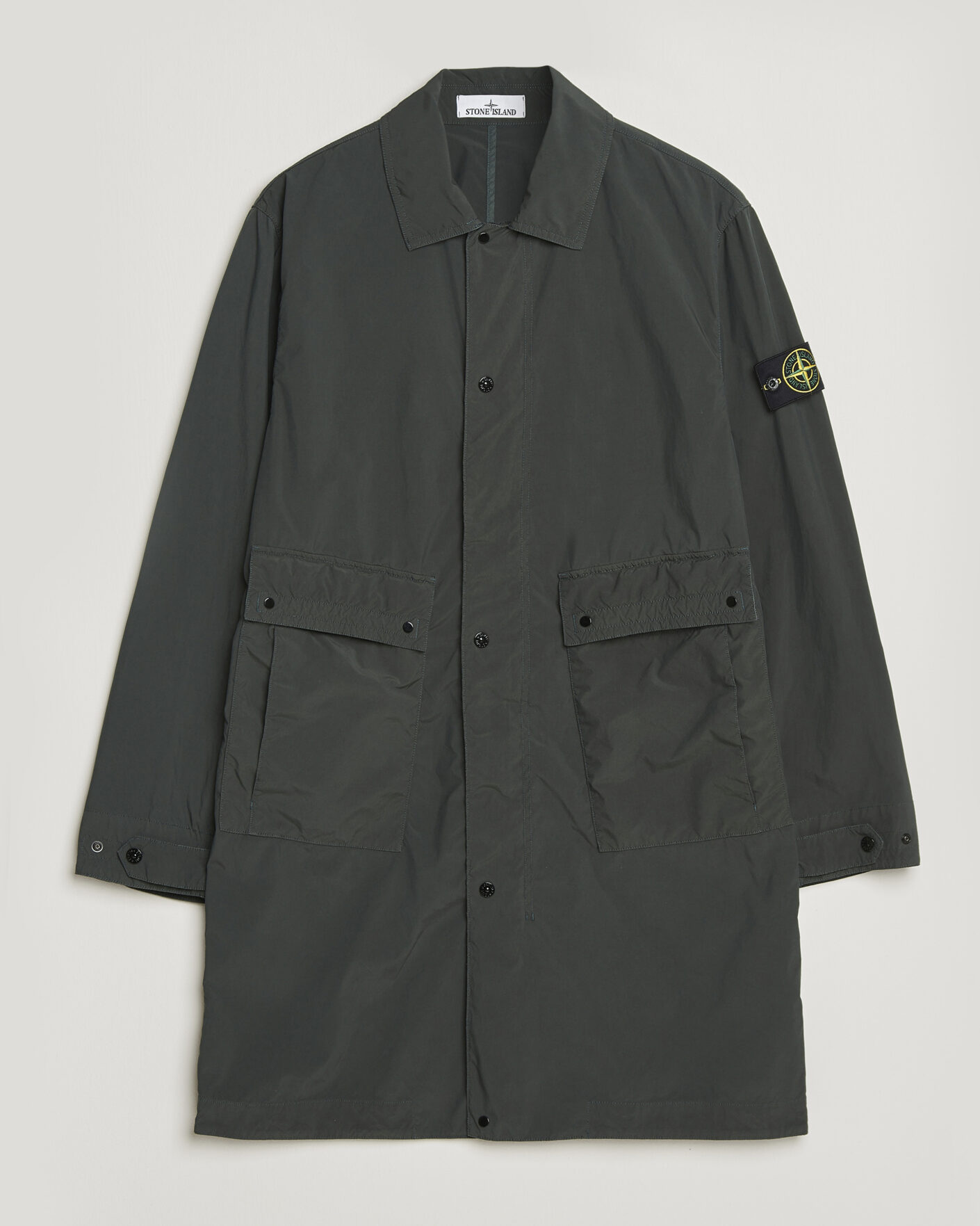 Herren | Jacken | Stone Island | Light Compact Car Coat Charcoal