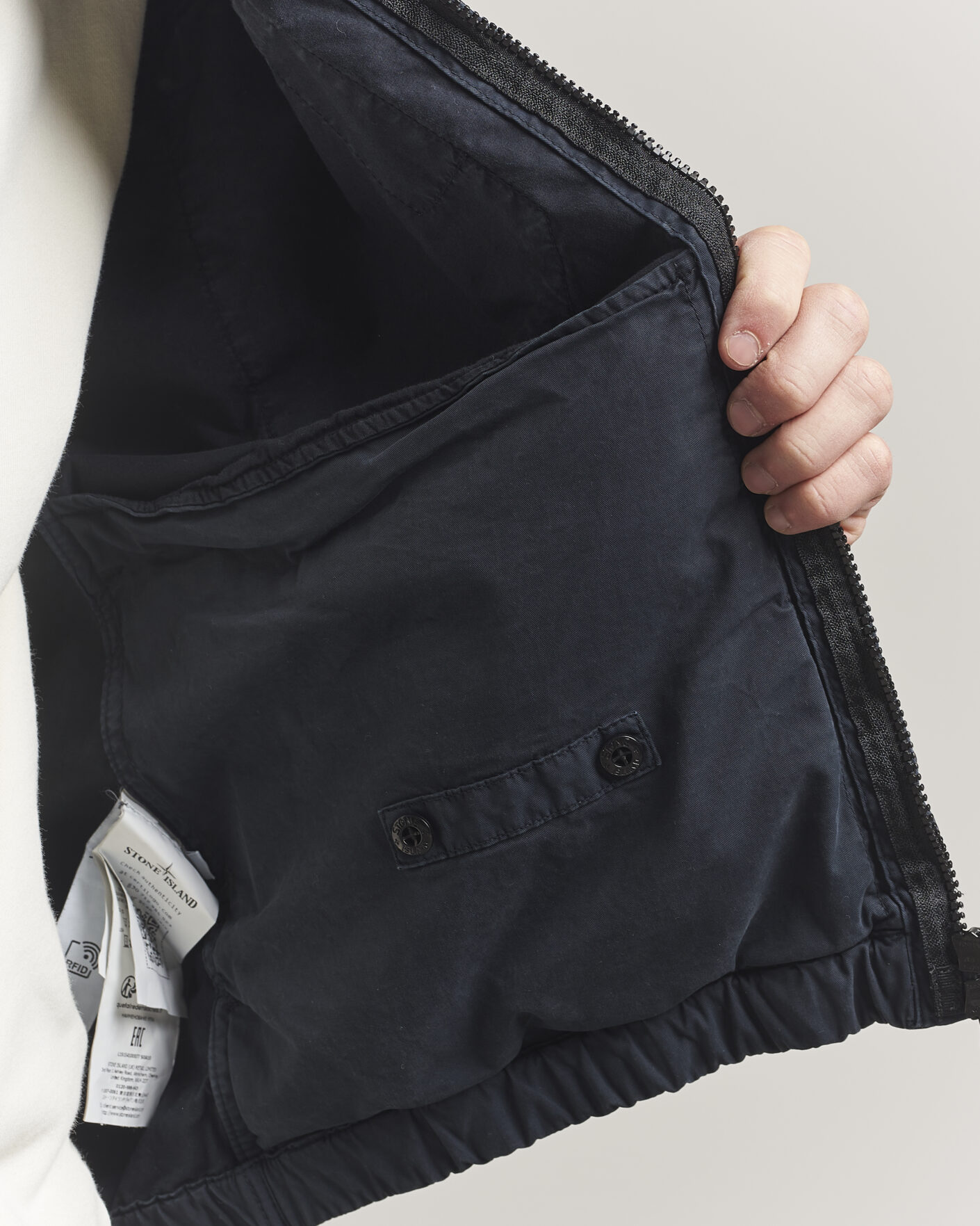 Herren | Jacken | Stone Island | Stretch Cotton Twill Hood Jacket Navy