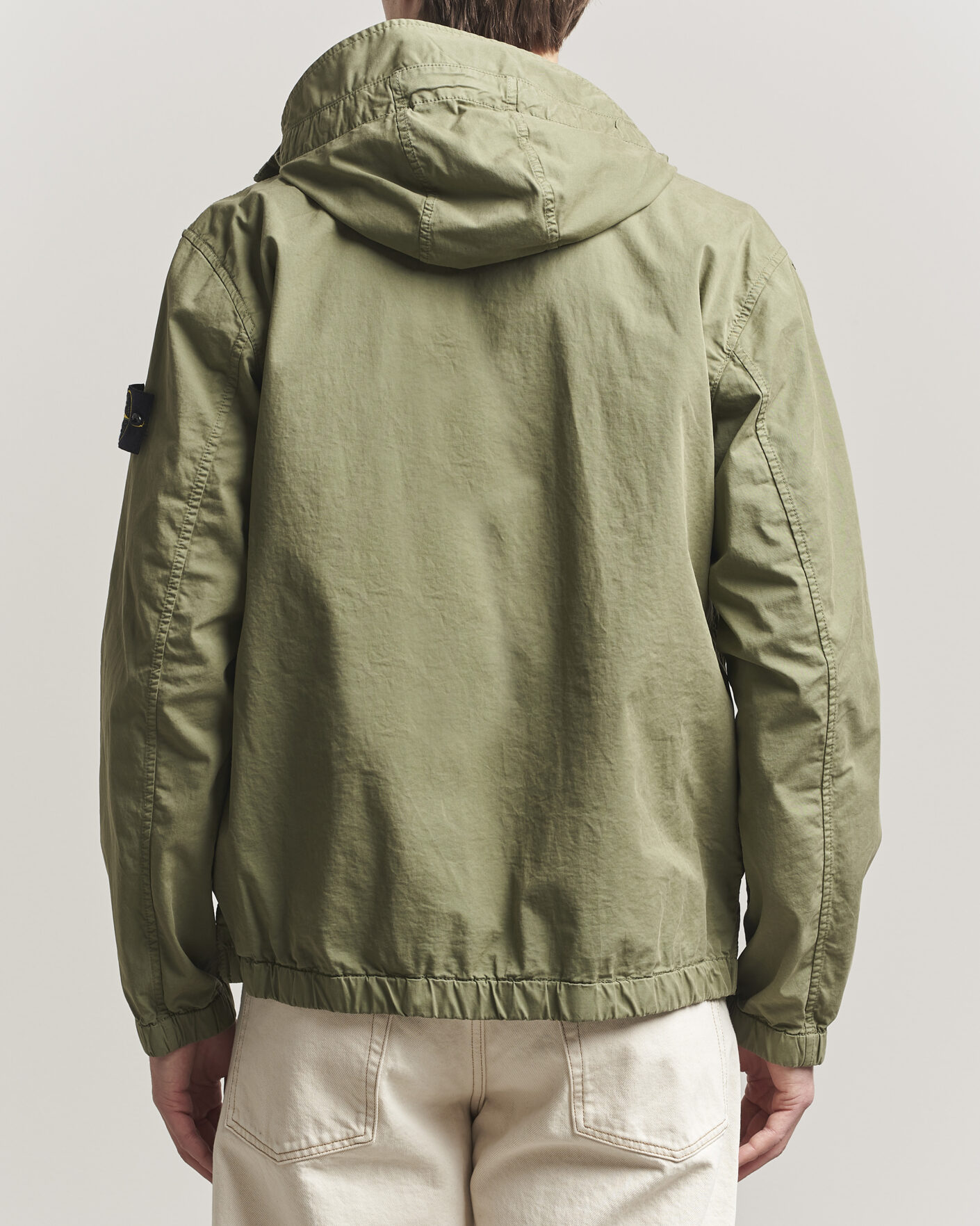 Herren | Jacken | Stone Island | Stretch Cotton Twill Hood Jacket Military Green