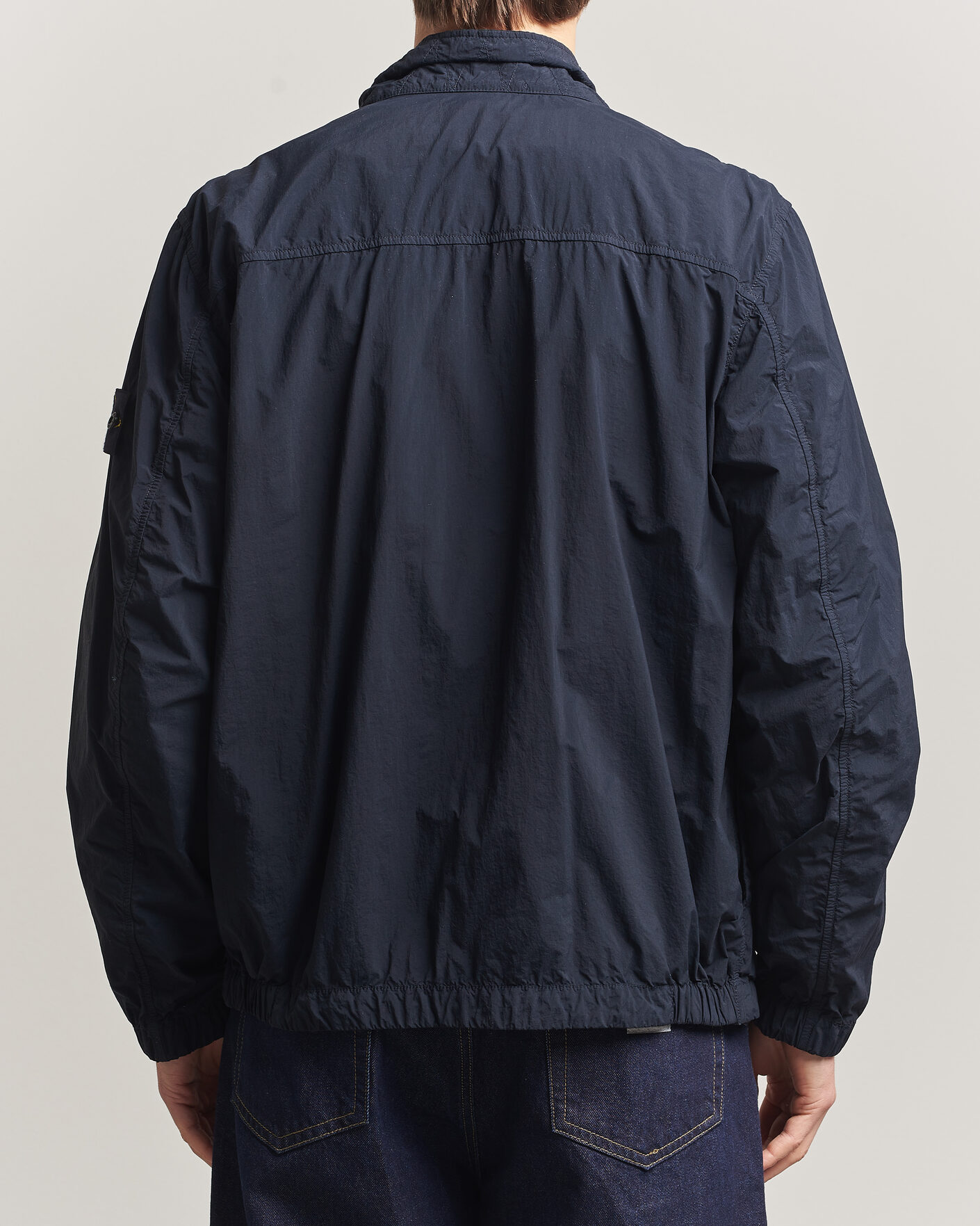 Herren | Jacken | Stone Island | Nylon Smerigliato-TC Stand Collar Jacket Navy