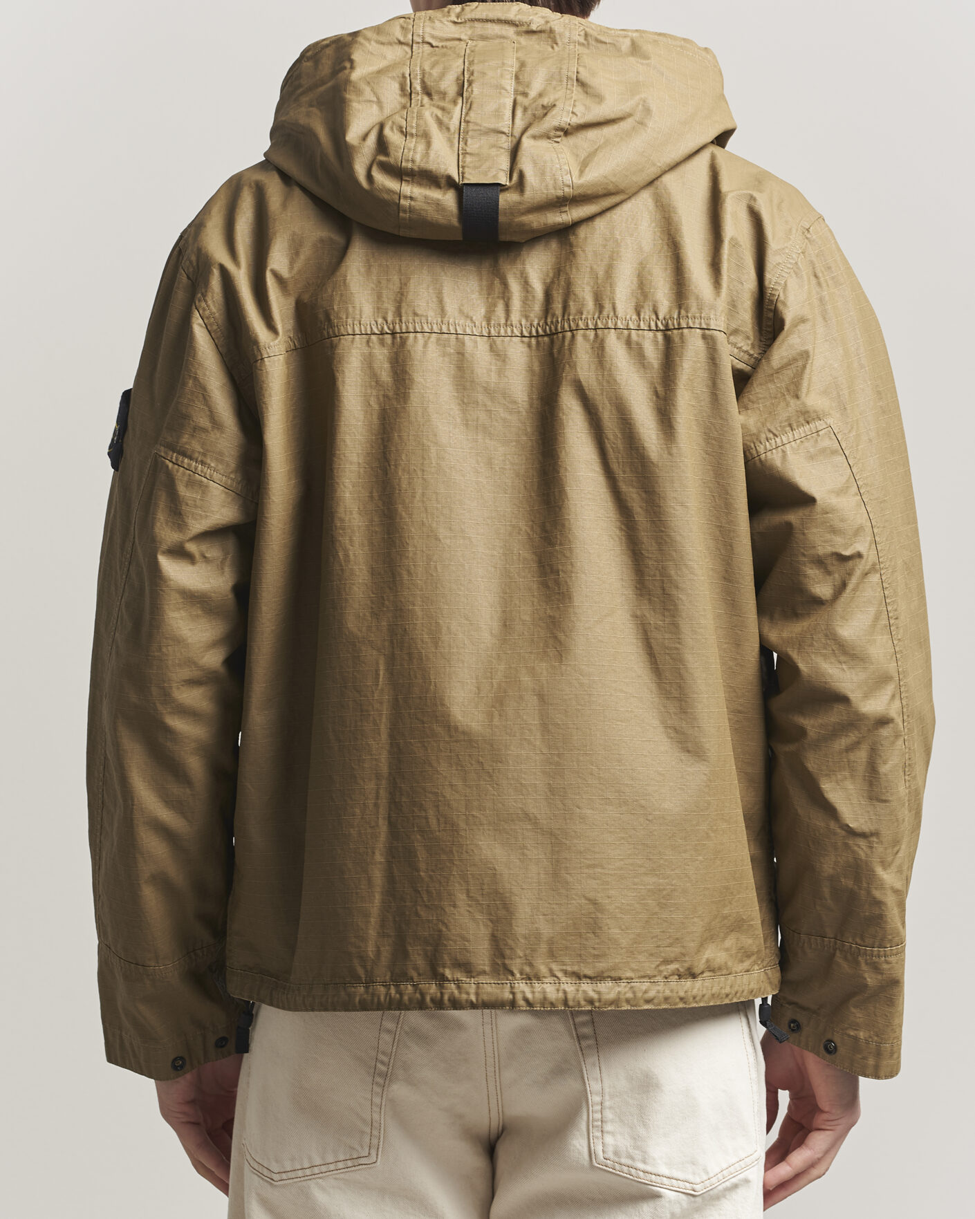 Herren | Jacken | Stone Island | Double Coated Cotton Ripstop Jacket Military Green
