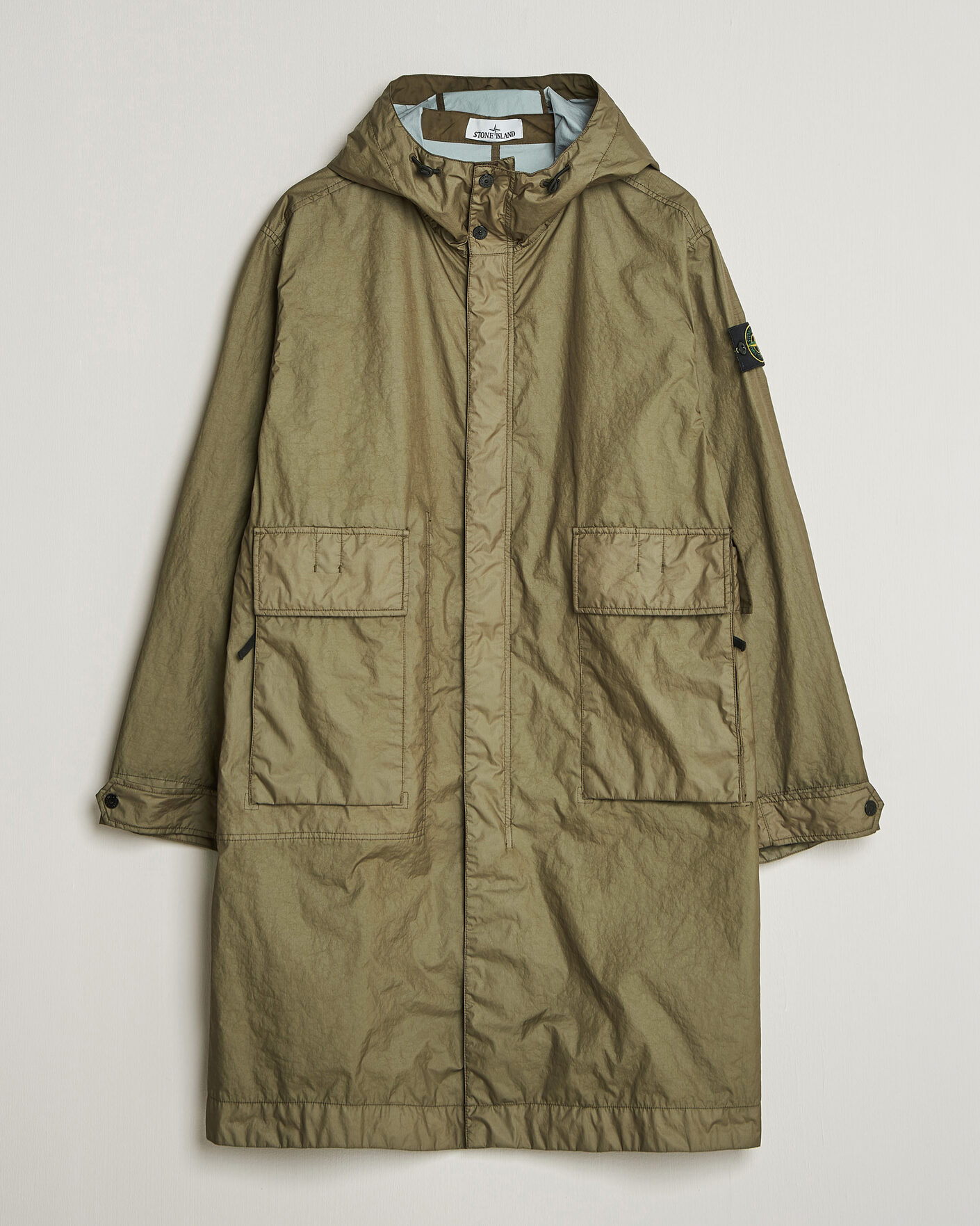 Herren | Jacken | Stone Island | Membrana 3L Hooded Parka Military Green