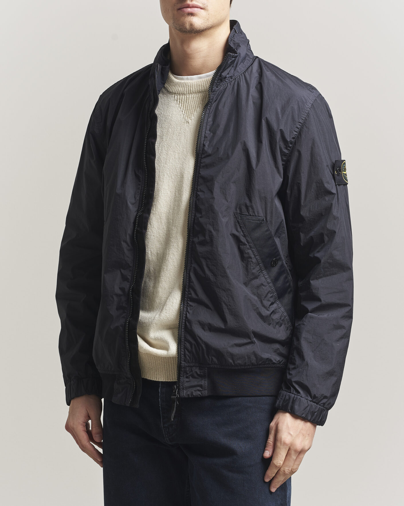 Herren | Jacken | Stone Island | Crinkle Reps Short Jacket Navy