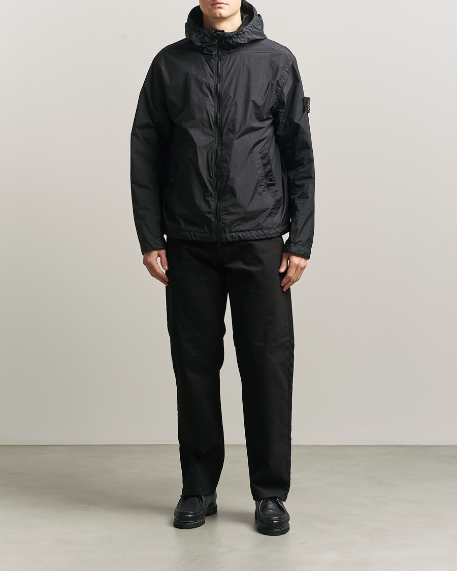 Herren | Jacken | Stone Island | Crinkle Reps Padded Hood Jacket Black