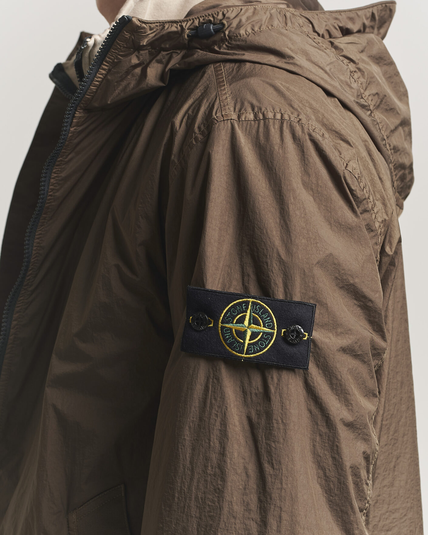 Herren | Jacken | Stone Island | Crinkle Reps Padded Hood Jacket Umber