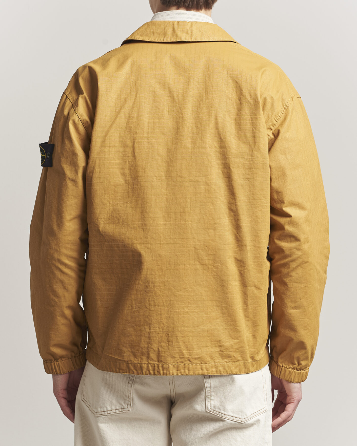 Herren | Jacken | Stone Island | Double Coated Cotton Ripstop Overshirt Mustard