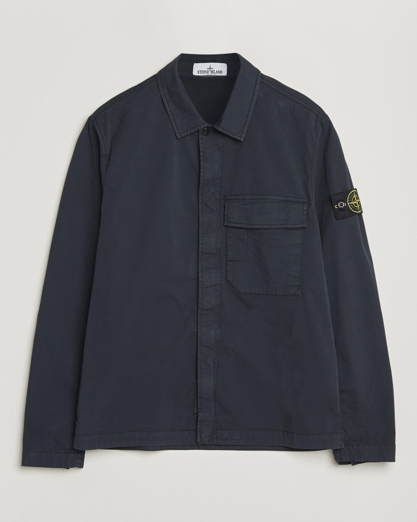 Herren | Jacken | Stone Island | Organic Cotton Twill Overshirt Navy